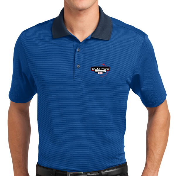 Eclipse - Fine Stripe Performance Polo Thumbnail